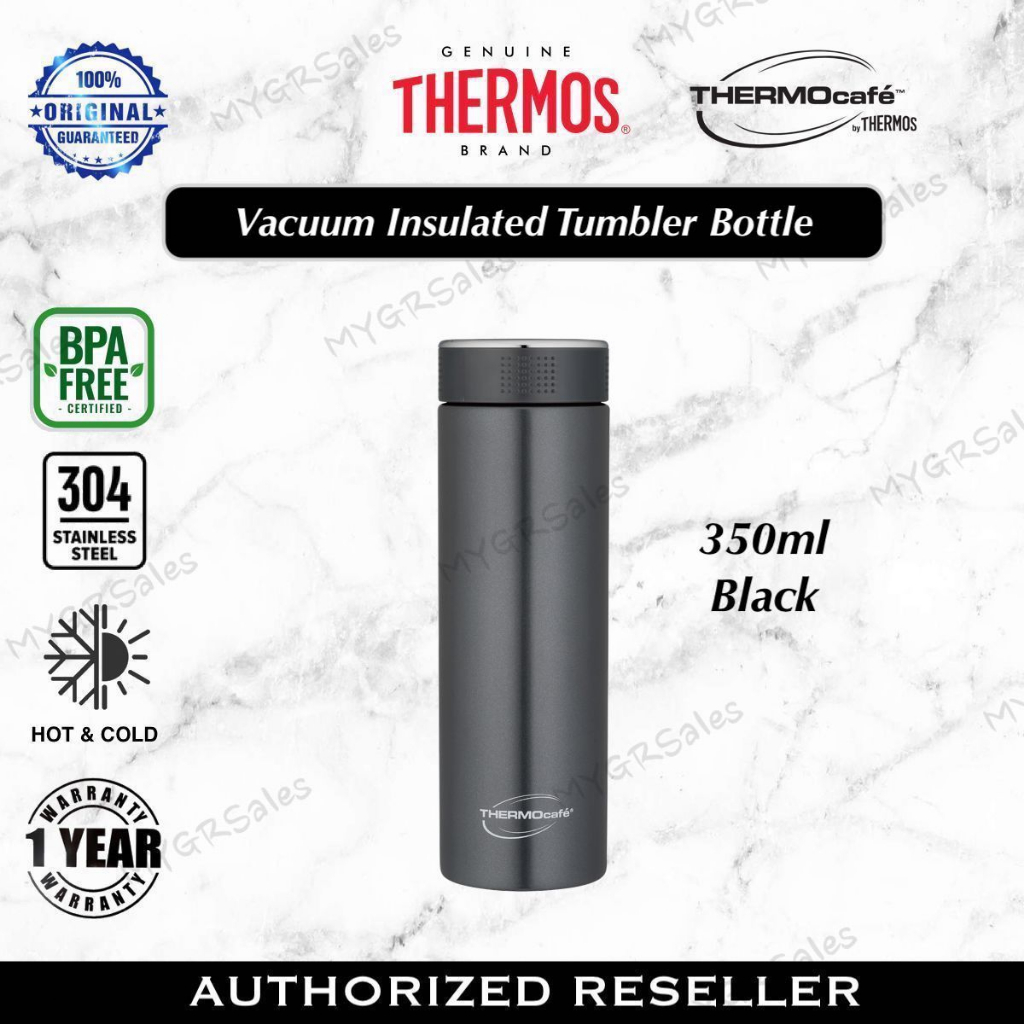 Thermos Thermocafe Stainless Steel Vacuum Flask 0.35L 0.5L 1.0L 8 Hours Hot