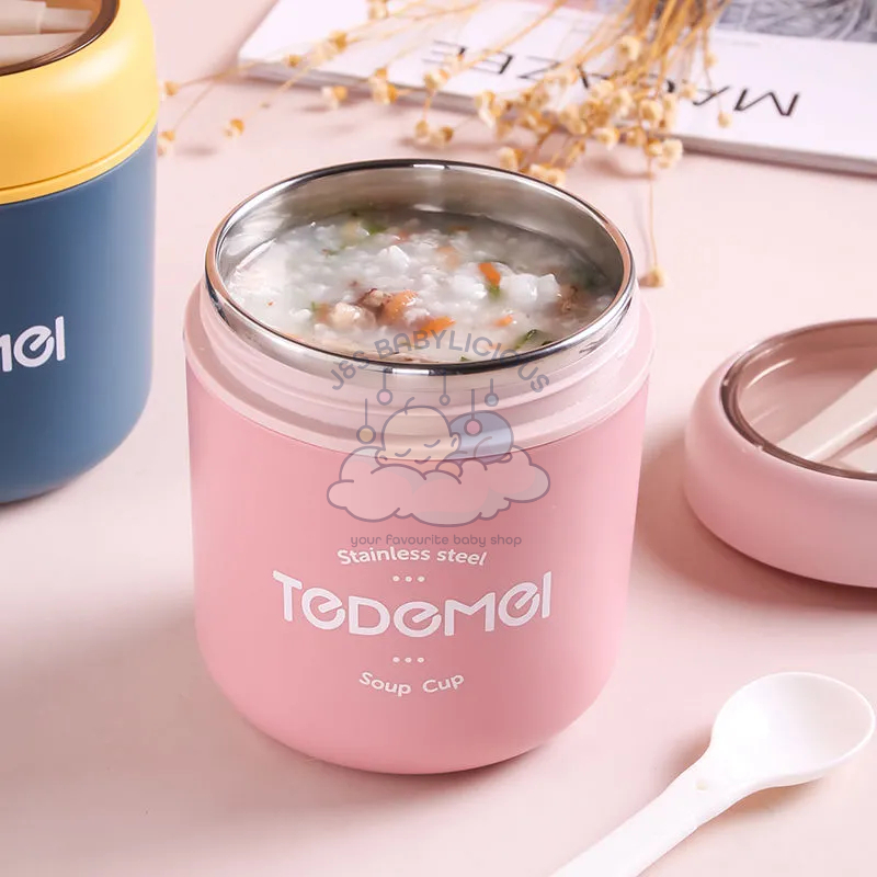 Thermos Stainless Steel Porridge Container 530 ML / Kontainer Porridge
