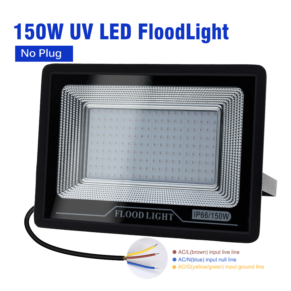 UV Lamp LED Flood Light 50W 100W Energy Saving LED Ultraviolet Lamp