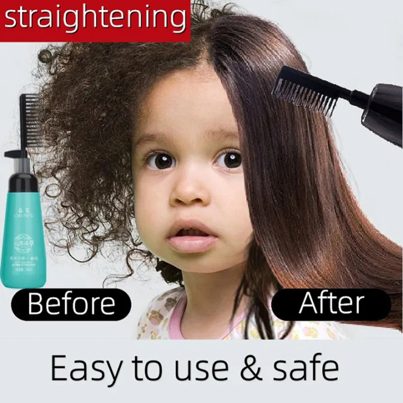 Hair Straightener Cream,rebonding cream permanent natural herbs comb