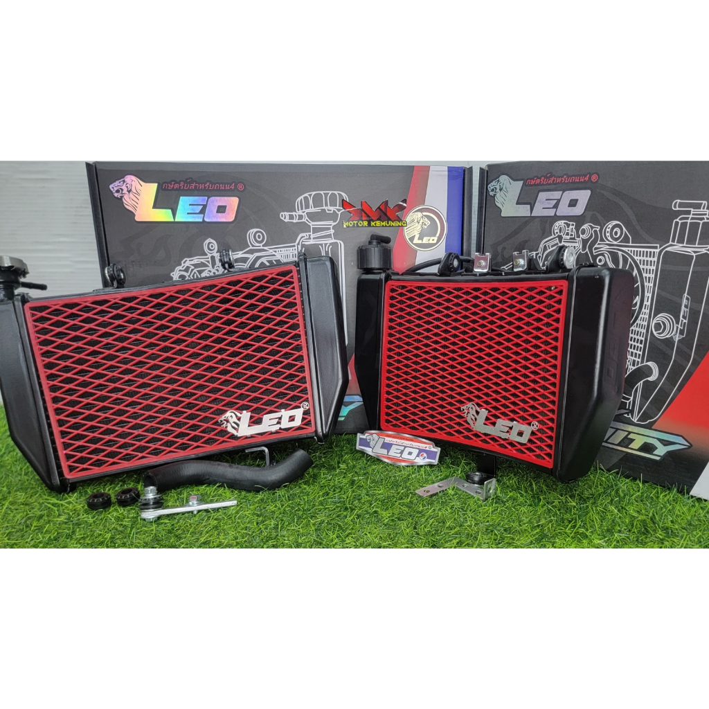 Leo Radiator Dual Fan Twin Fan Y Rs Radiator Kipas Radiator Racing Radiator Besar Y Zr