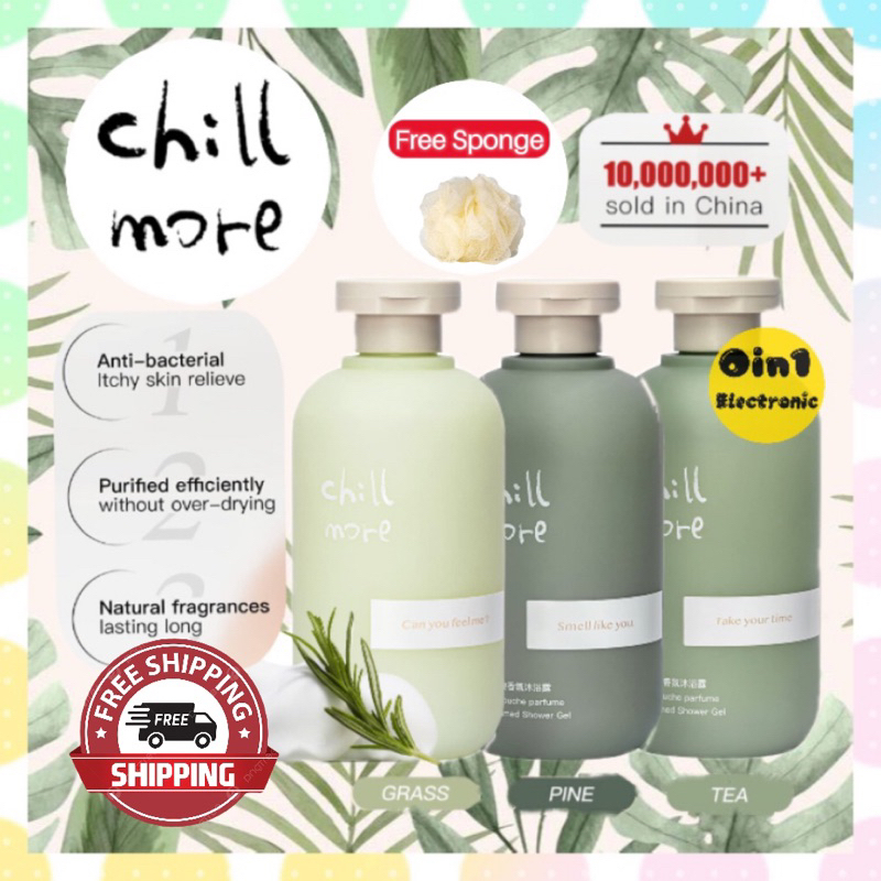🔥Buy1Free1 (Ready Stock Original)Chillmore Body Wash Amino Acids ...