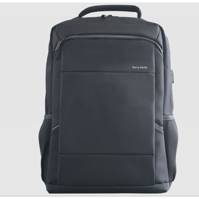 Barry Smith Laptop Backpack (Black) | Shopee Malaysia