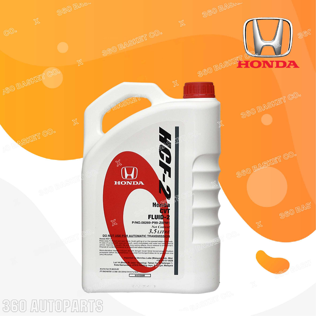 (MINYAK GEAR OIL) ATF HONDA CVTF HCF2 (AUTO TRANSMISSION FLUID