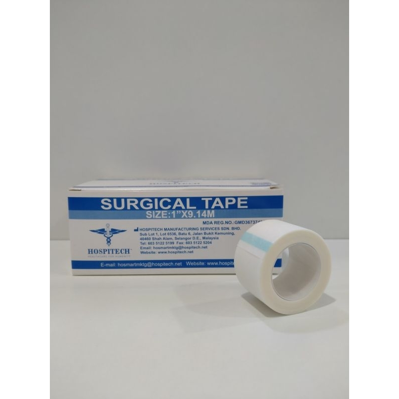 HOSPITECH SURGICAL TAPE (WITHOUT DISPENSER) (12Roll/Box)ExpSeptember