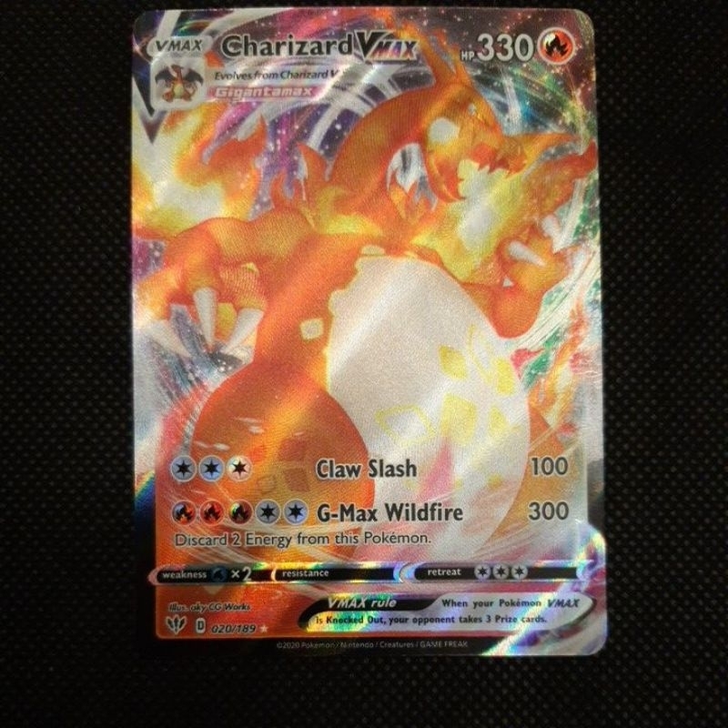 Pokemon Card TCG : Darkness Ablaze: Charizard VMAX 020/189 Ultra Rare (Good  Centering) 100% Original Pokemon Card | Shopee Malaysia
