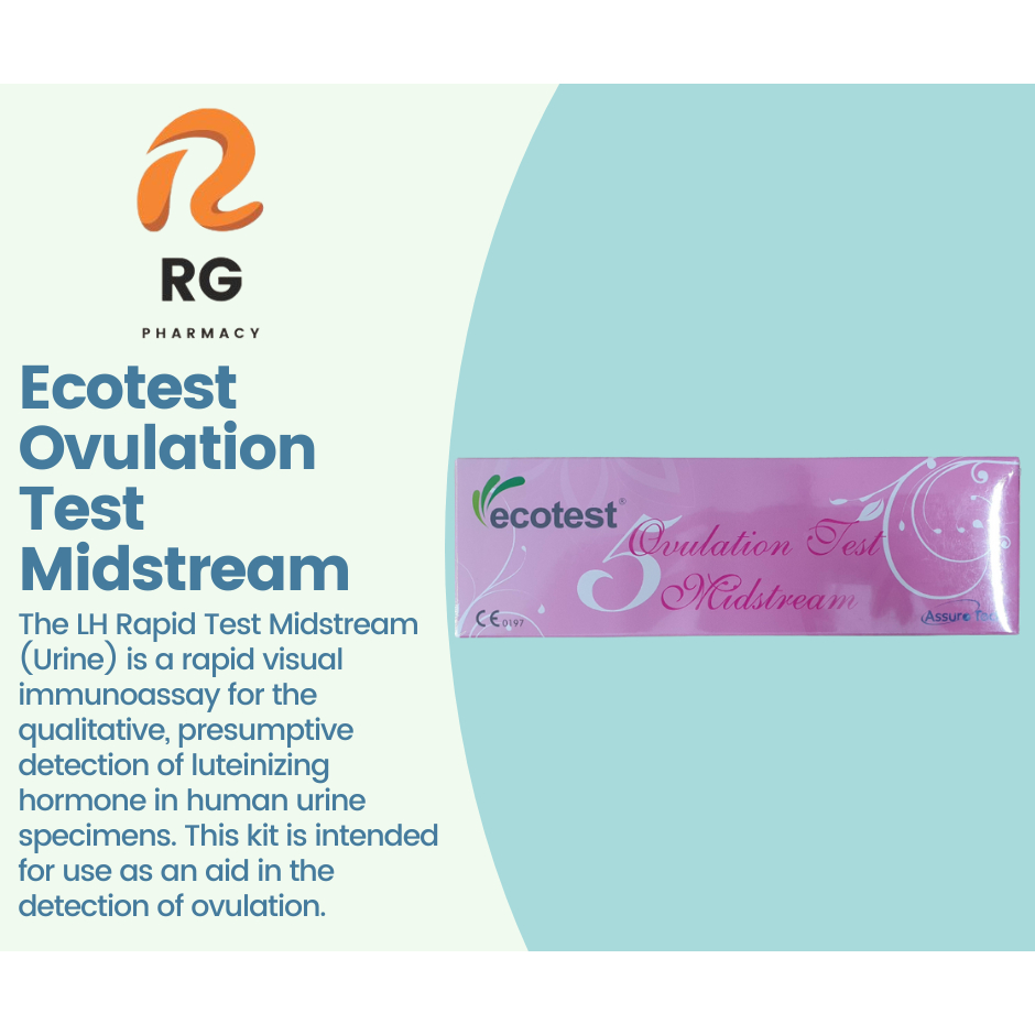 Ecotest Ovulation Test Midstream Per Piece Shopee Malaysia