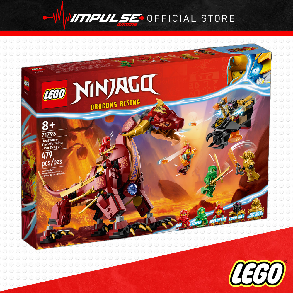 LEGO 71793 Heatwave Transforming Lava Dragon | Shopee Malaysia