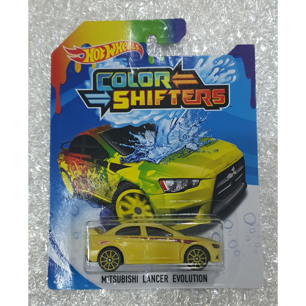Hot Wheels Mitsubishi Lancer Evolution Color Shifters | Shopee Malaysia