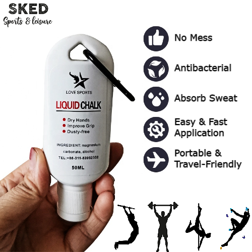 SKED Liquid Chalk for Rock Climbing Bouldering Weightlifting Gymnastics