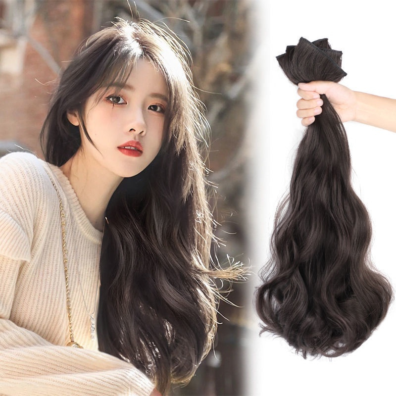 3PCS Set Wig Female Long Wavy Hair Extension Seamless Big Wave Long   My 11134207 7qul3 Lhn7pzcgglwd16