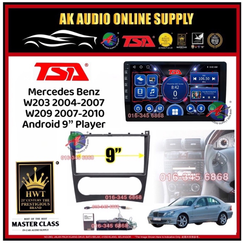 [ MTK 2+32GB ] TSA Mercedes Benz W203 2004 - 2007 / W209 2007 - 2010 ...