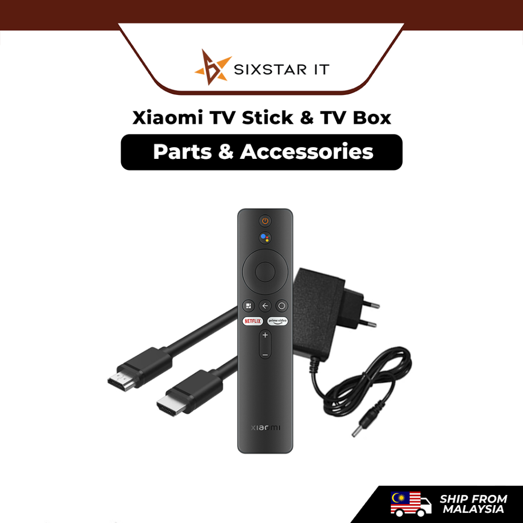 Android MI TV Stick and TV Box-S Remote Control HDMI Cable Adapter ...