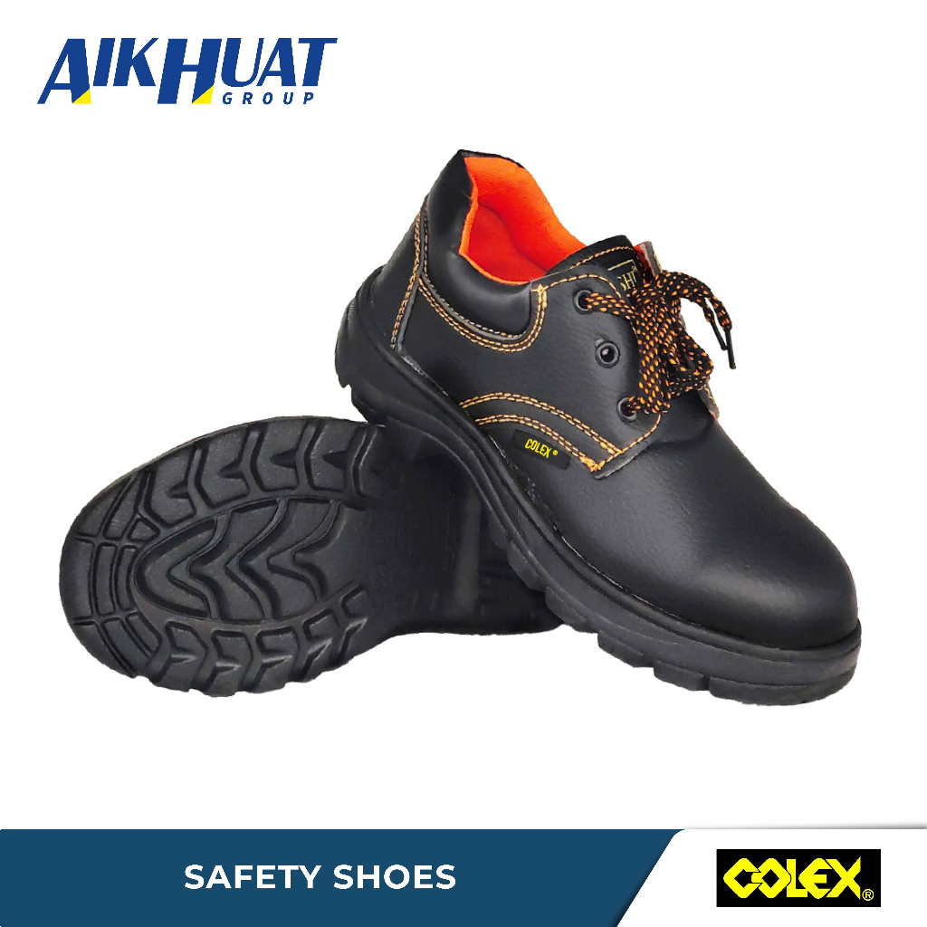 (+Steel Toe Cap) Colex Safety Shoe With Steel Toe & Cap Low Cut