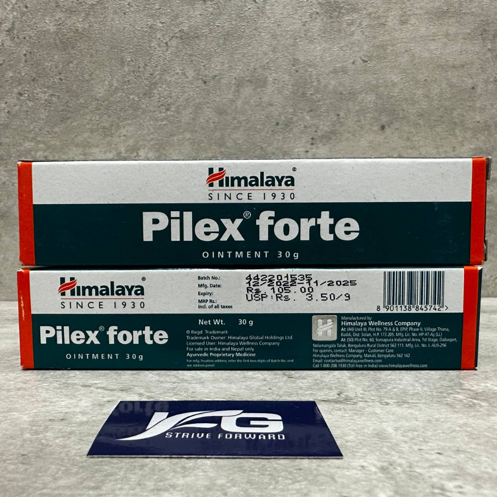 (Expiry : 11/25) HIMALAYA Pilex Forte Ointment 30g (Hemorrhoids, Piles ...