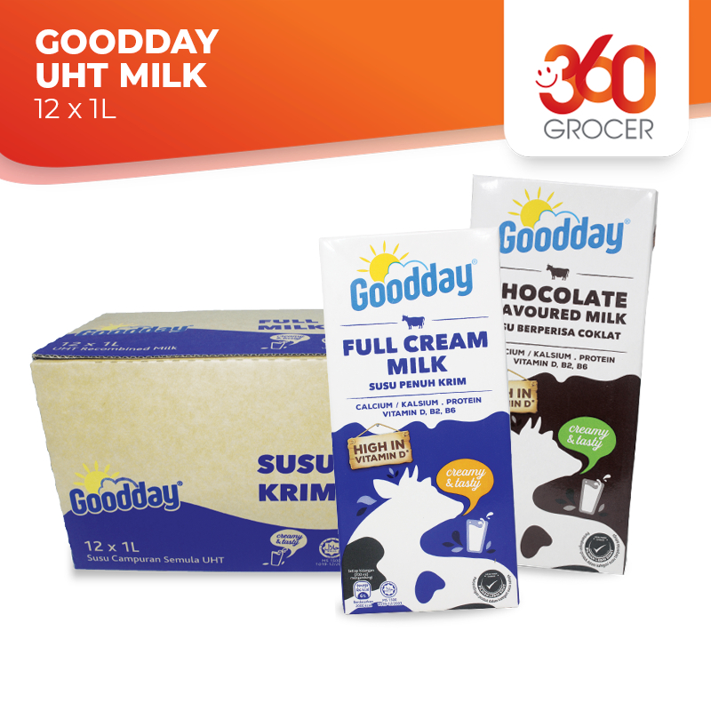 Goodday Uht Milk 12 X 1l Shopee Malaysia