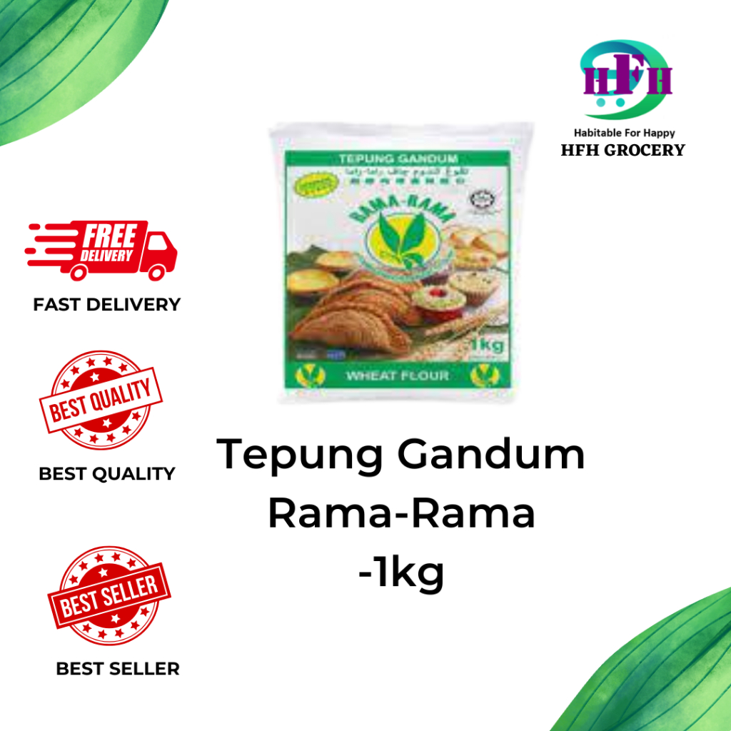 Tepung Gandum Rama-Rama (1KG) | Shopee Malaysia