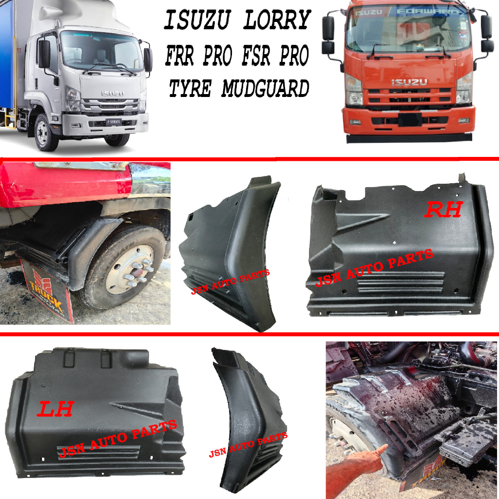 J130S04 FRONT REAR TYRE MUDGUARD ISUZU FSR PRO , FRR PRO LORRY TRUCK