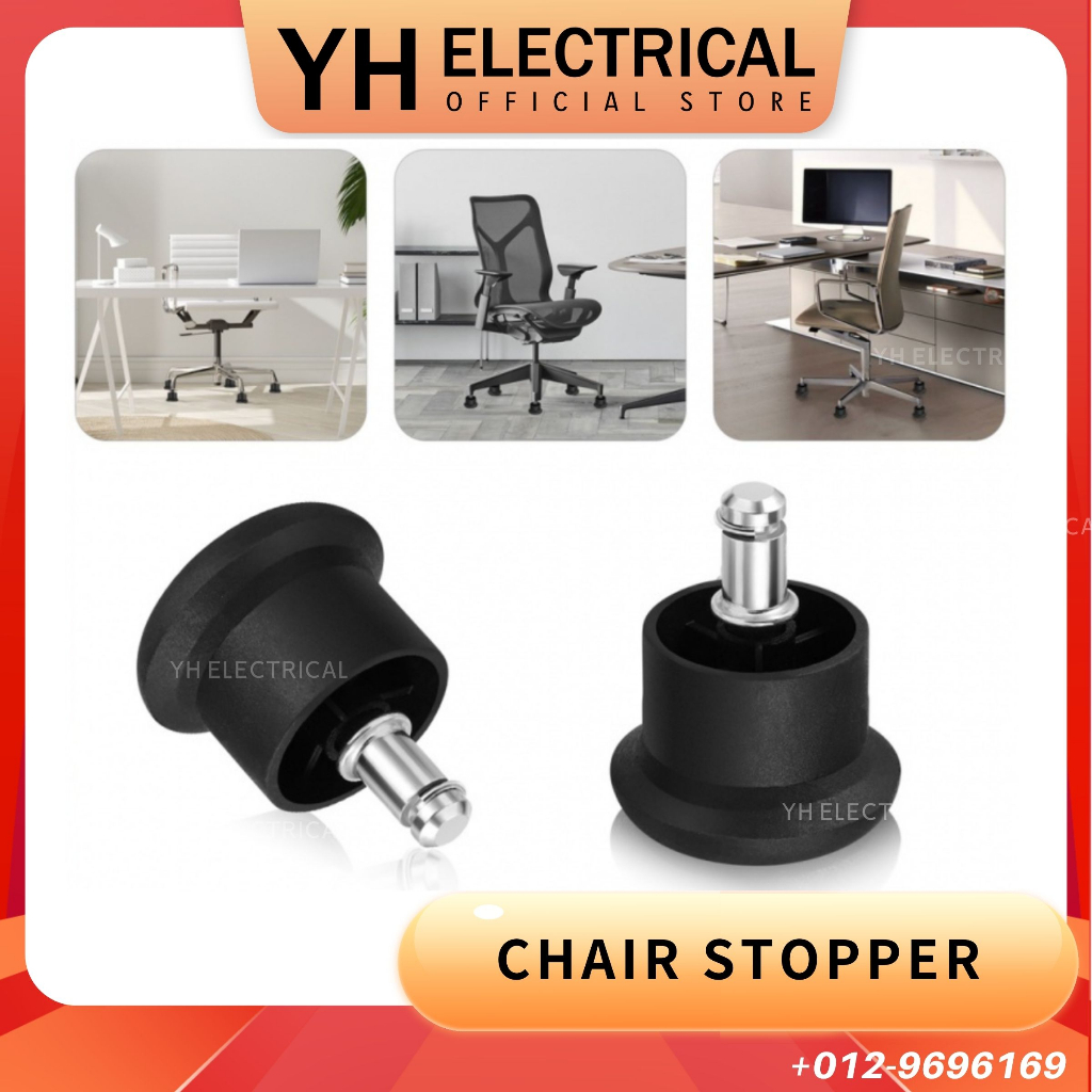 [5pcs] Chair Wheels Casters Office Stopper Caster Glides Fixed Chairs