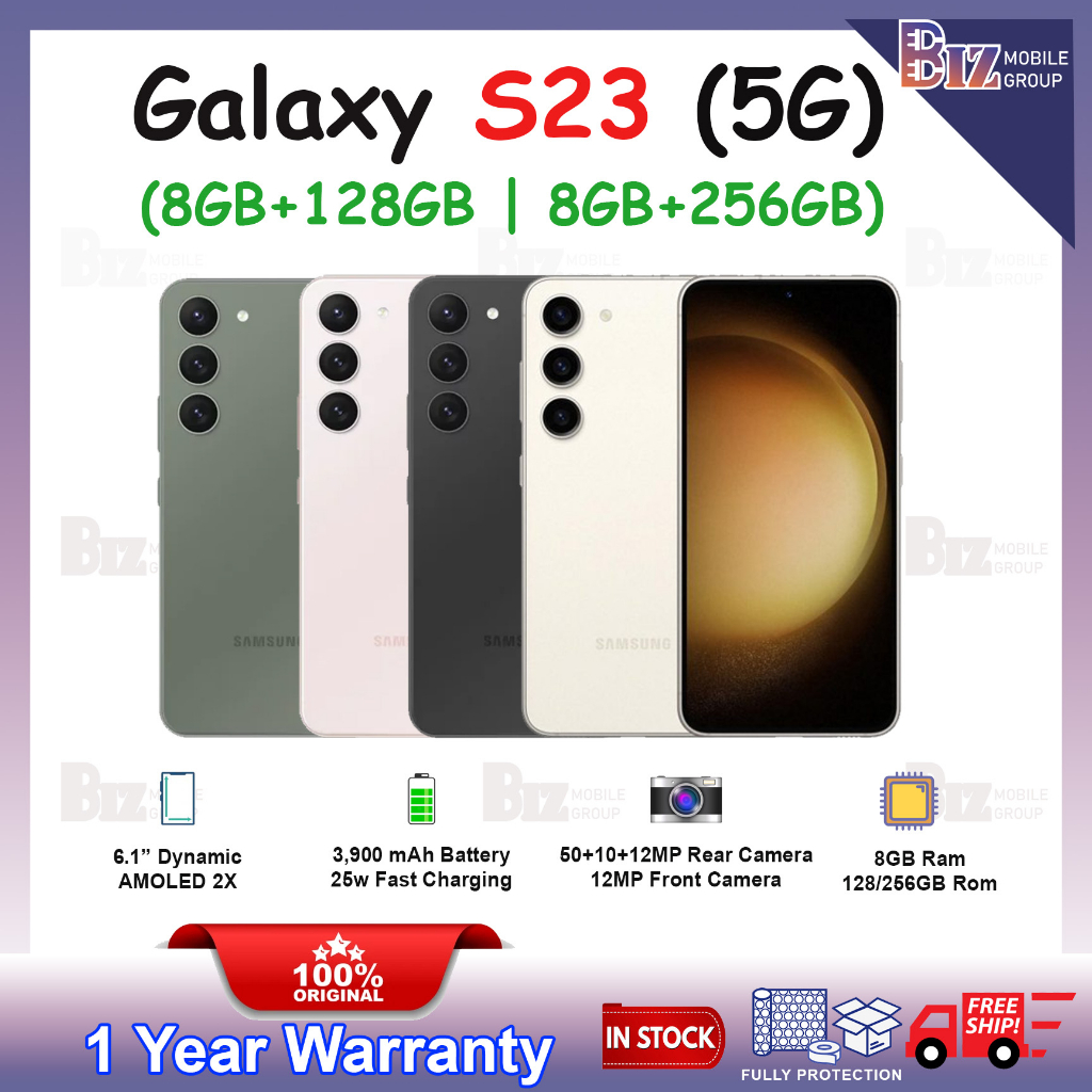 Samsung Galaxy S23 5G (8GB+128GB) | (8GB+256GB) | Original Samsung ...