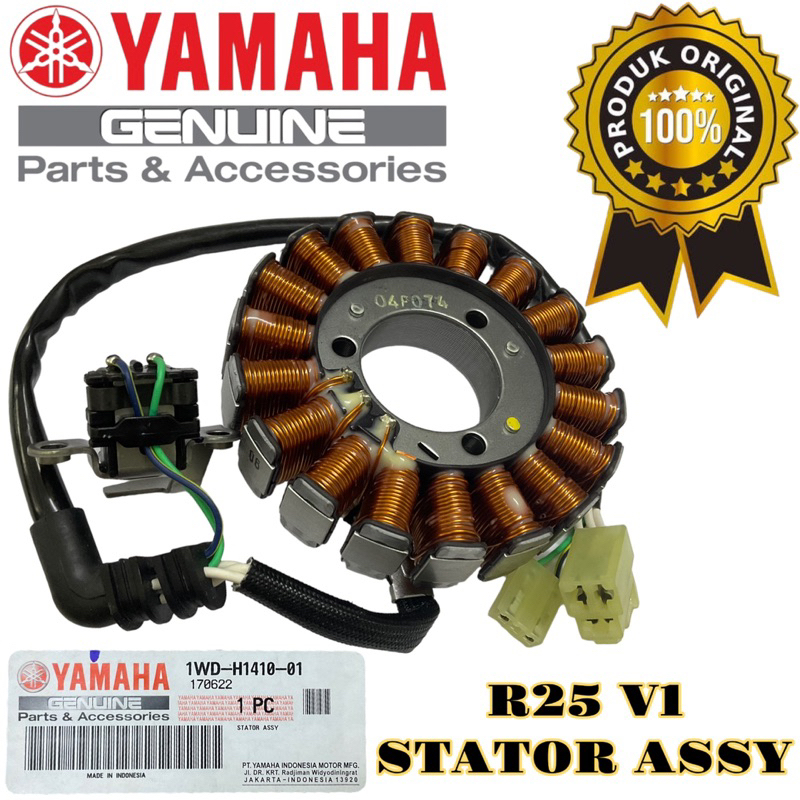 YAMAHA R25 V1 V2 STATOR COMP STATOR ASSY FUEL COIL MAGNET COIL 100% ...