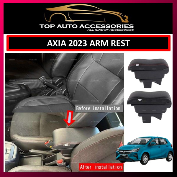 AXIA BARU NEW 20232024 ARM REST CARBON FIBER / CLASSIC BLACK / CONSOLE