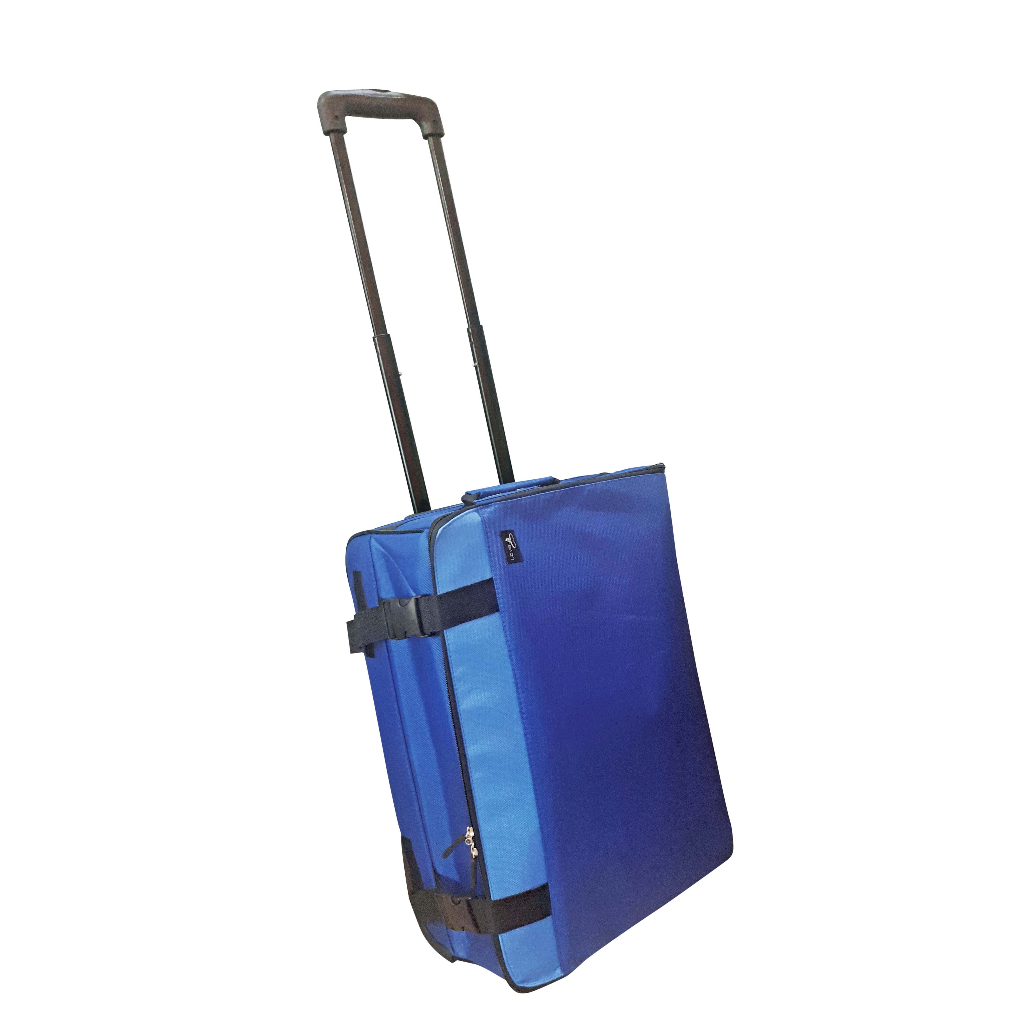 Blue, Compact Carryon Softside Expandable Spinner Wheel Foldable Trolley Luggage Shopee Malaysia