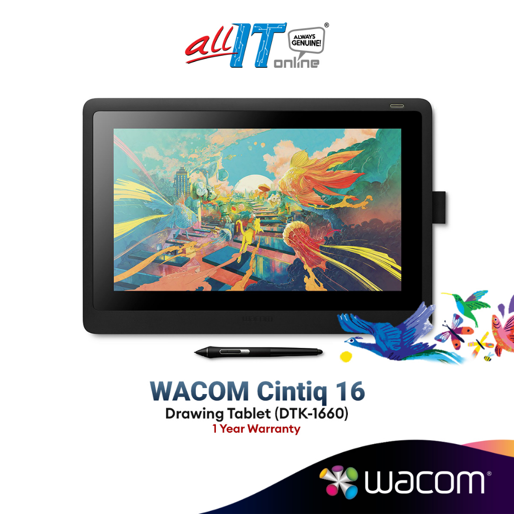 Cintiq 16 Drawing Creative Drawing Tablet (DTK1660/K1CX