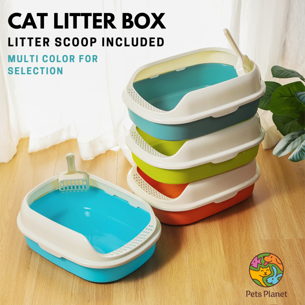 Cat Litter Box Cat Litter Tray FREE SCOPE Tandas Kucing Bekas