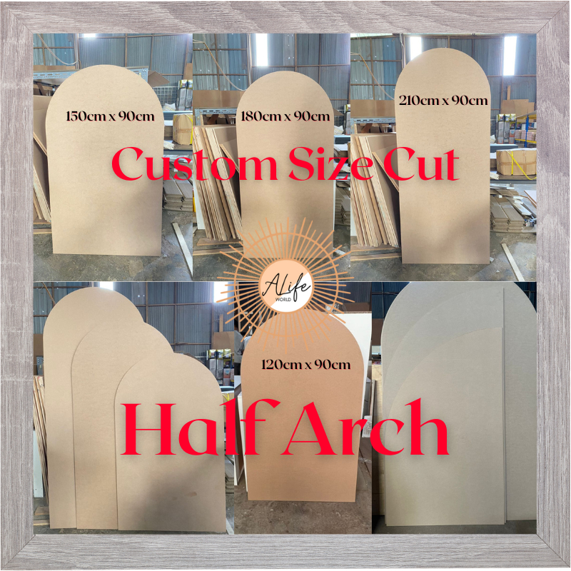 ALife Besar Murah Wedding Backdrop Grad A Half Arch Cheap Kahwin