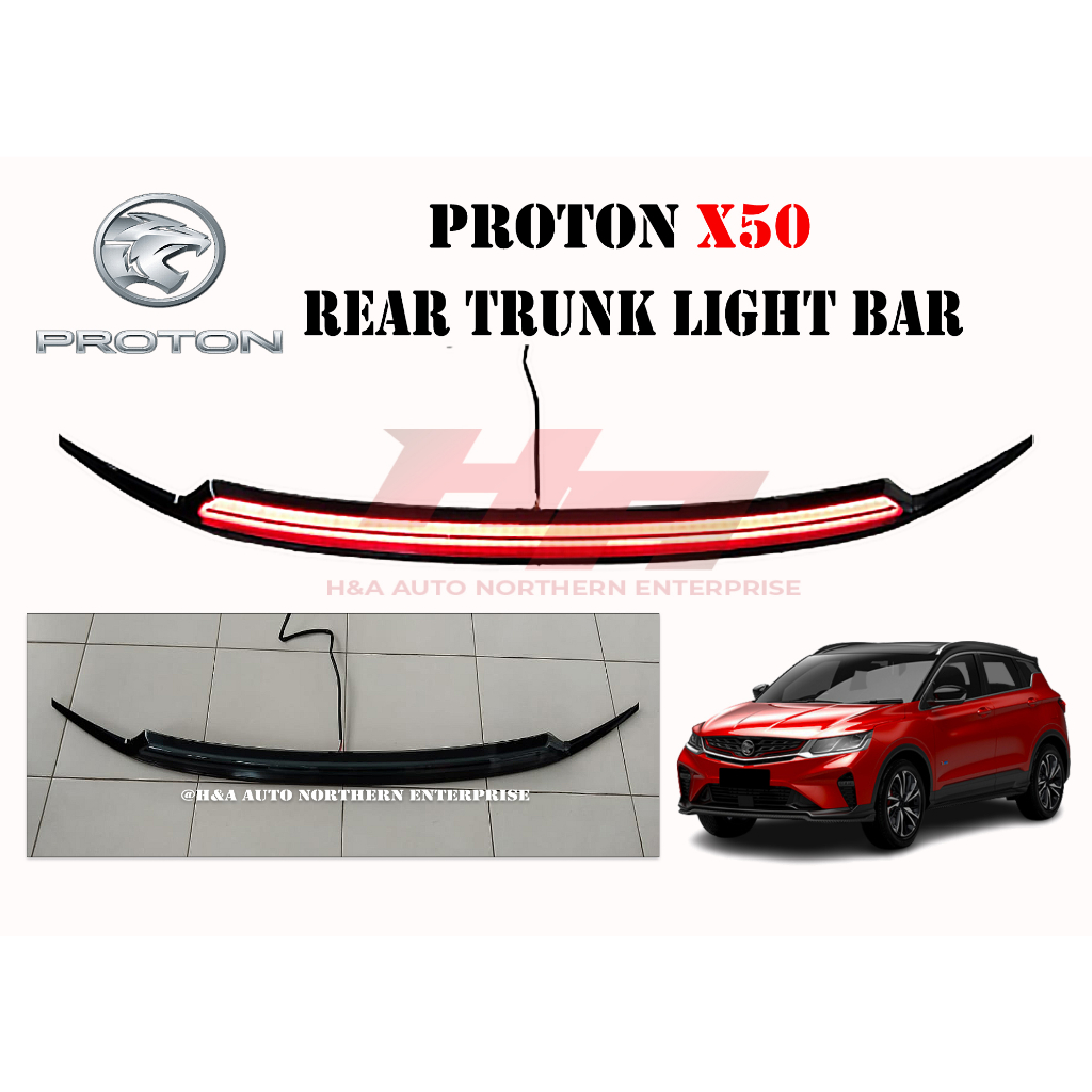 Proton X50 Rear Tail Gate Trunk Light Bar LED - Smoke | Shopee Malaysia