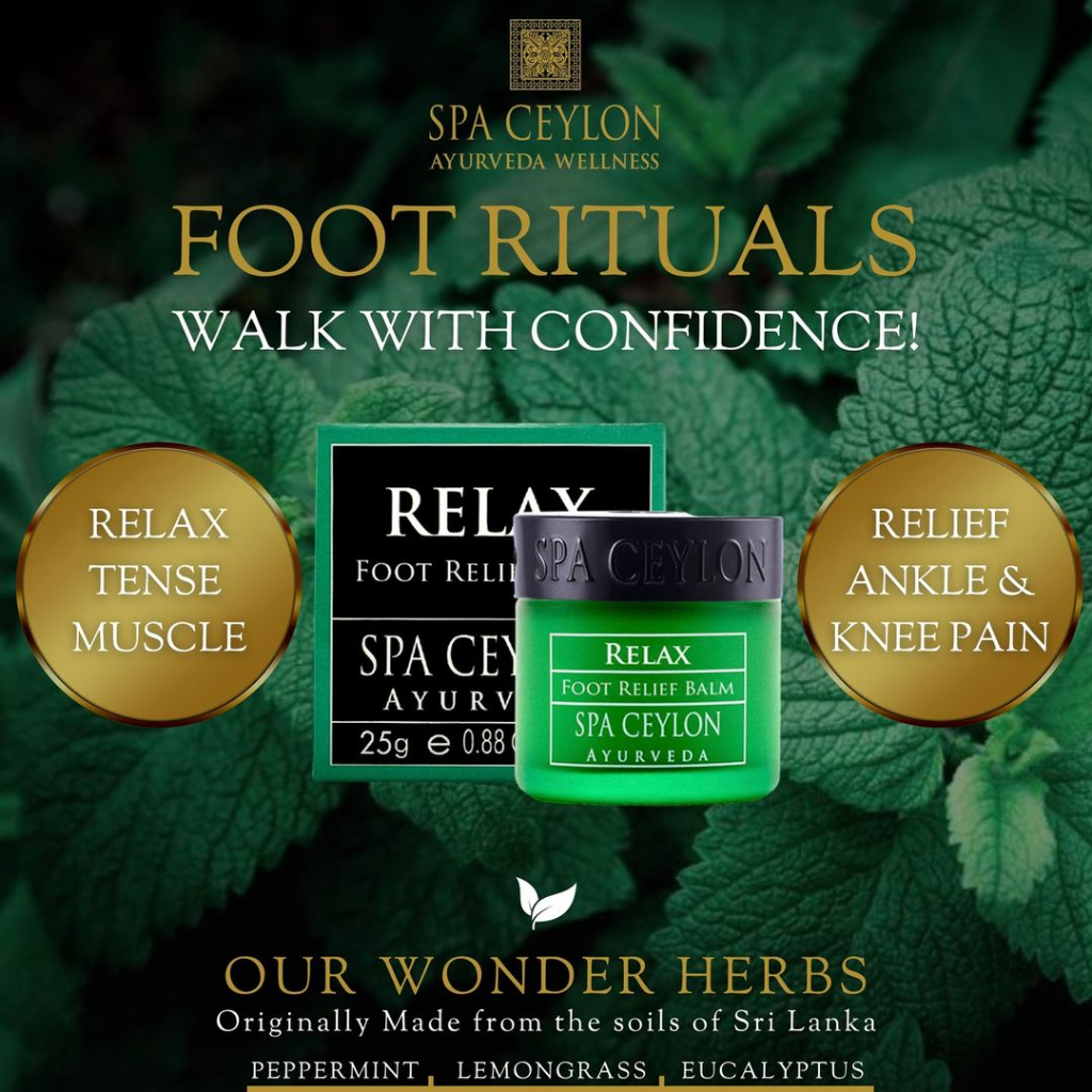 Spa Ceylon Ayurveda Relax Foot Relief Balm (25g) Shopee Malaysia