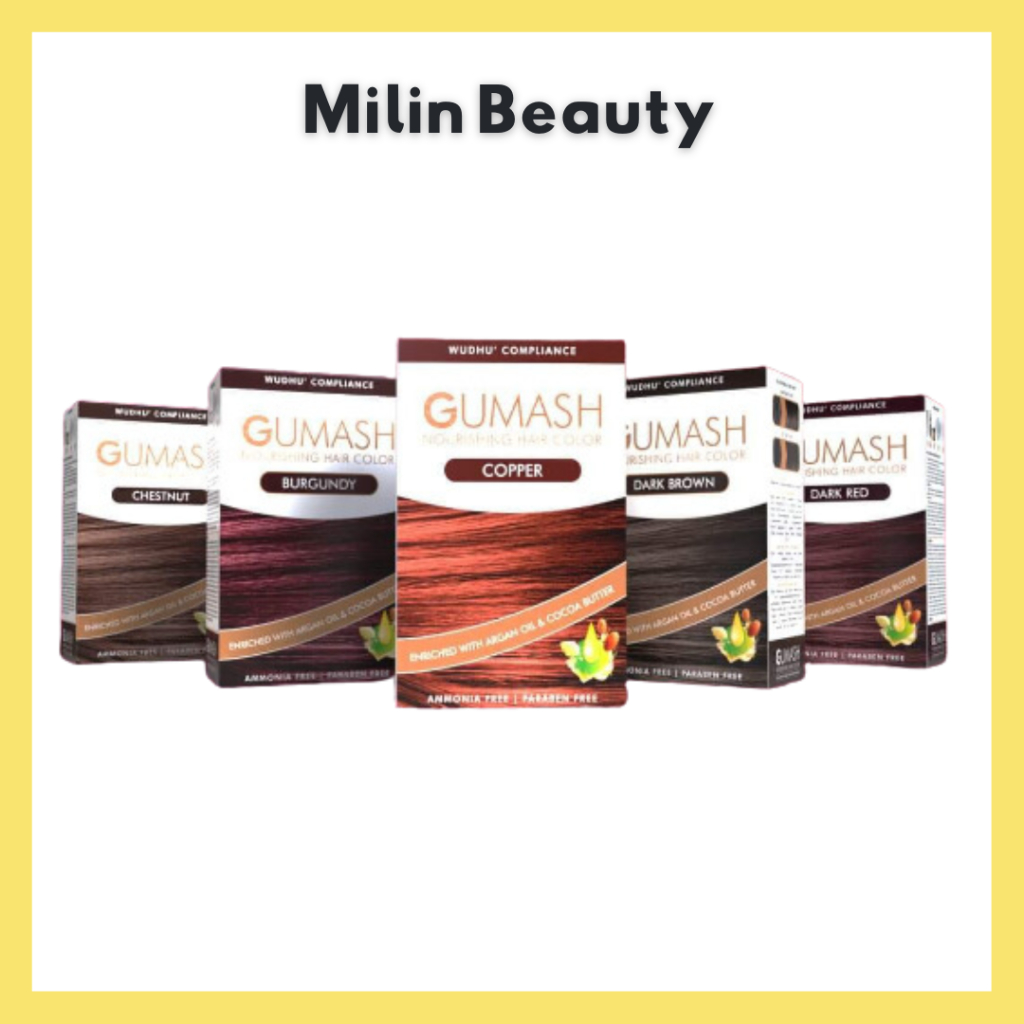 Gumash Hair Colour Pewarna Rambut Halal Sah Wudhu | Shopee Malaysia