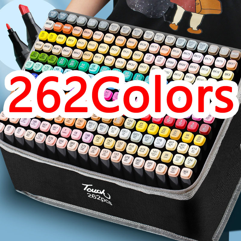 Marker Pen Painting Markers Manga Sketching Markers 60/80/168/262 Pcs