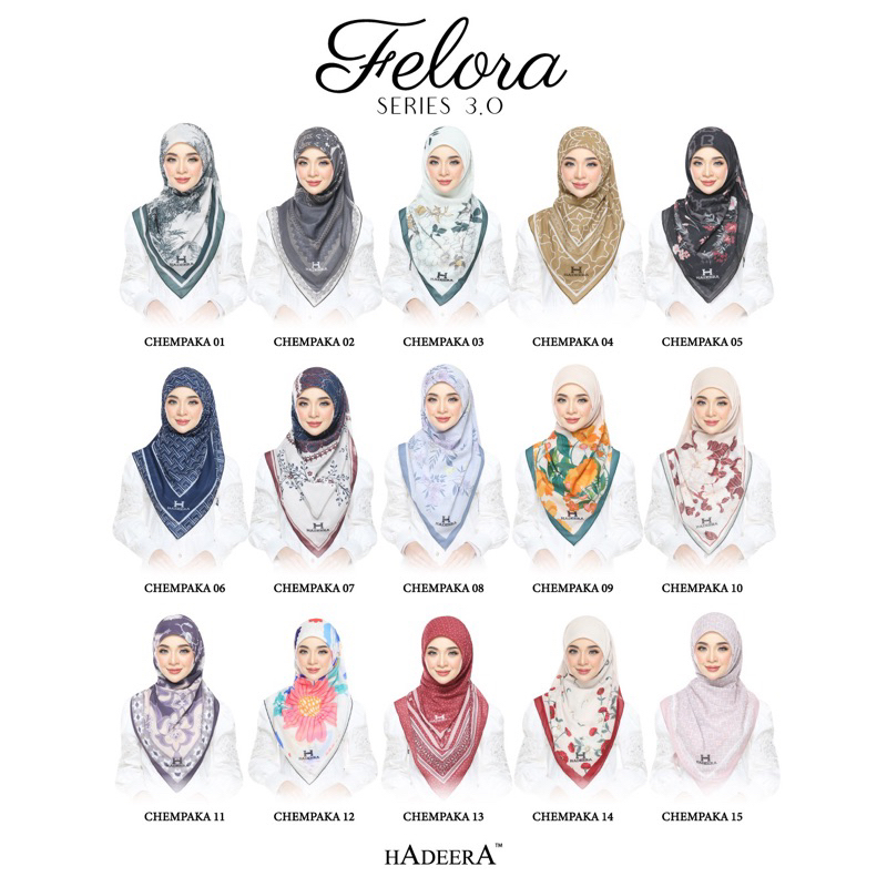 FELORA 3- cotton series by Hadeera🔥 | Shopee Malaysia