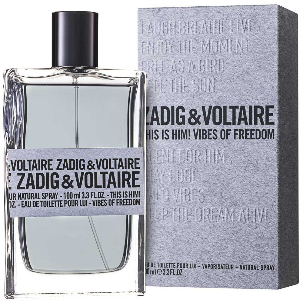 Zadig & Voltaire This is Him! Vibes of Freedom Eau de Toilette 100ML