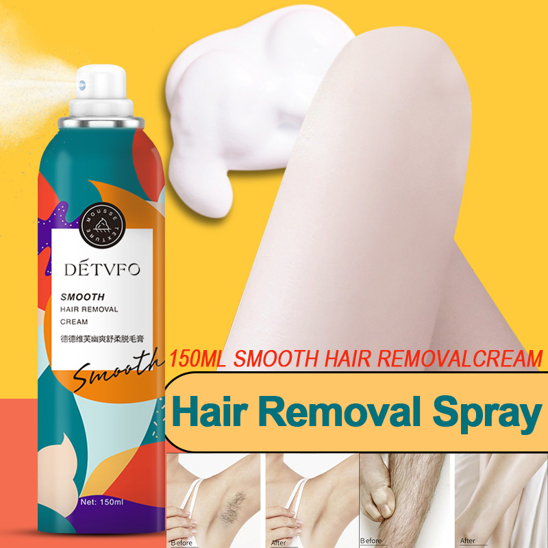 DETVFO Hair Removal Cream Hair Removal Spary Painless Hair Removal Foam