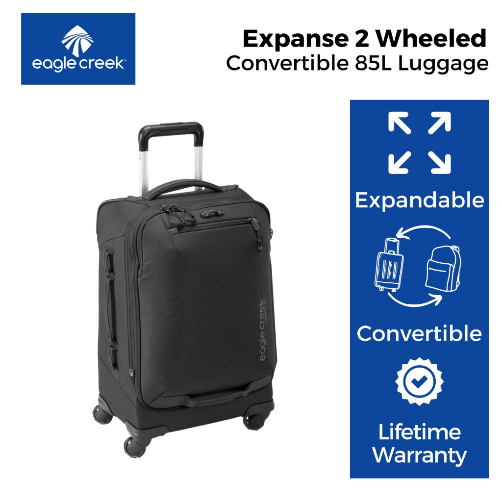 Eagle Creek Expanse 2 Wheeled Convertible Upright Luggage (85L/29