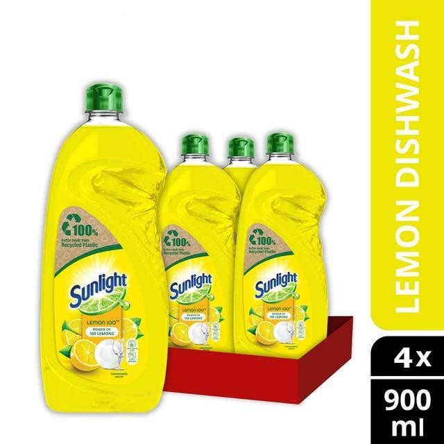 Sunlight Dishwash Lemon 800ml×4 bottle | Shopee Malaysia