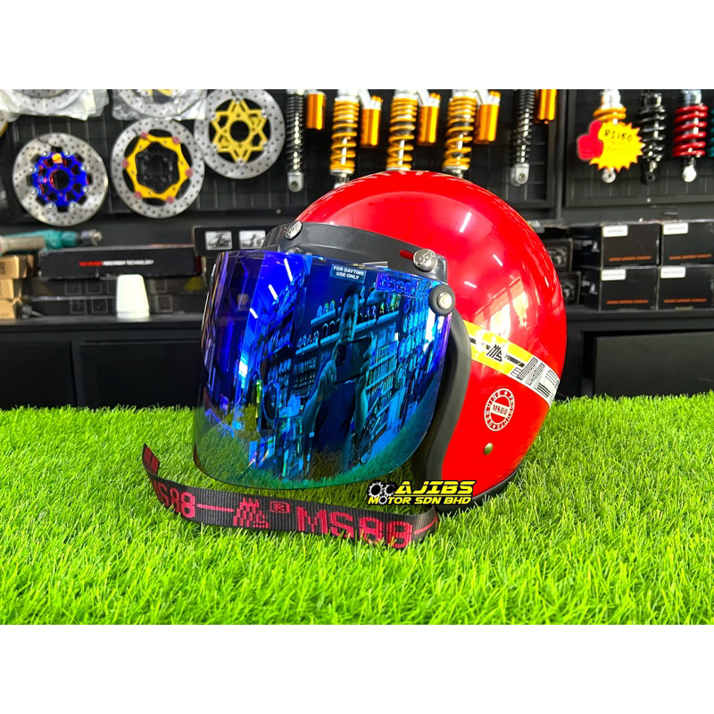 VISOR HELMET SIANG MALAM (CRYSTAL BLUE)MS88 SGV MHR Shopee Malaysia