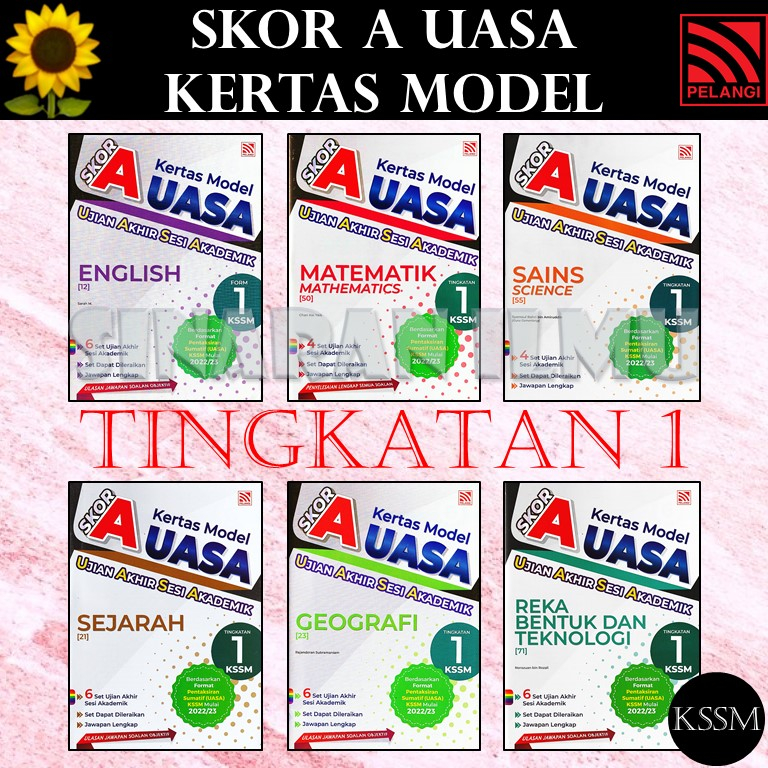 (SI)SKOR A KERTAS MODEL UASA TINGKATAN 1 KSSM - SAINS/ RBT/MATEMATIK ...