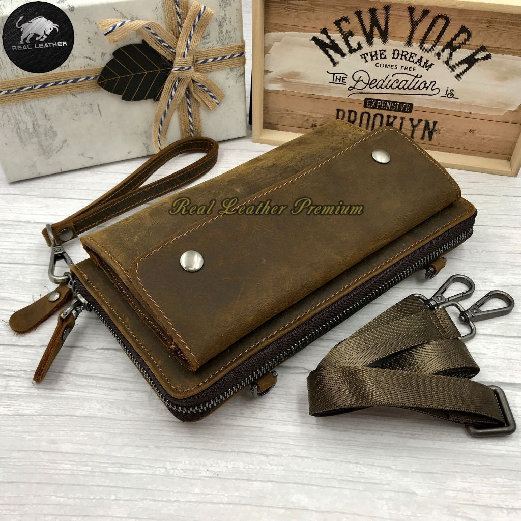 Leather purse malaysia on sale