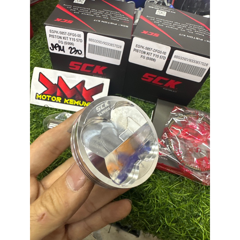 SCK PISTON RACING 57MM LC Y15 HIGH DOME Shopee Malaysia