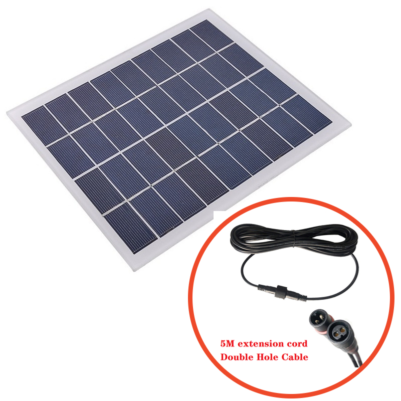 Solar Panels and 5M Extension Cords for Solar Lights Shopee Malaysia