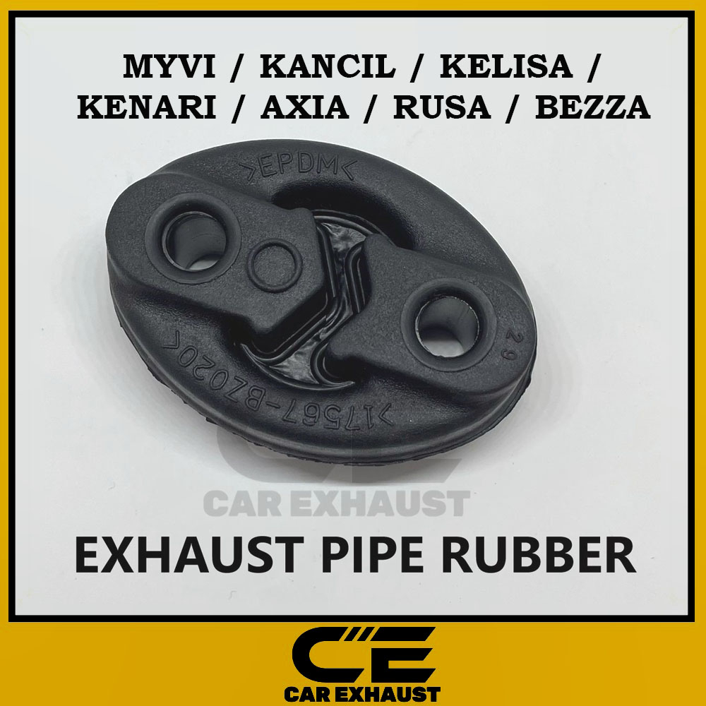 Exhaust Pipe Rubber For Perodua Myvi Kenari Viva Axia Bezza Proton