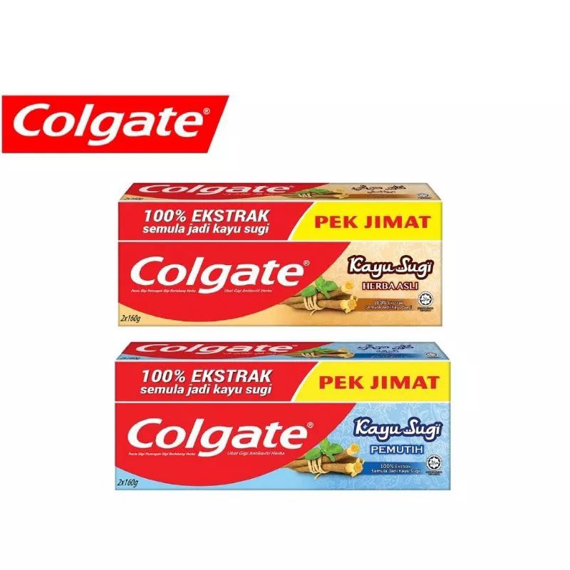 Colgate Kayu Sugi Toothpaste (2×160g) | Shopee Malaysia