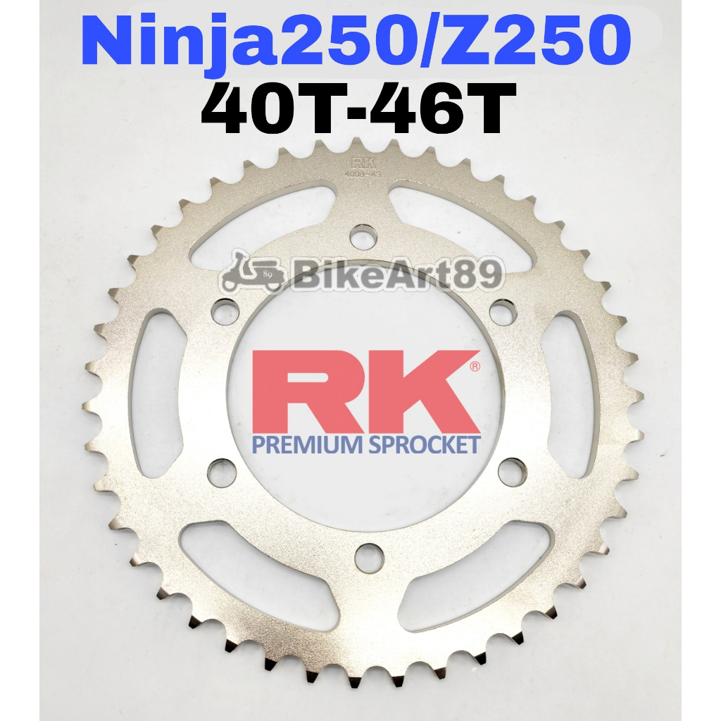 RK Japan 520 Rear Sprocket R25 MT25 SL Ninja250 Z250 Z250SL 40T