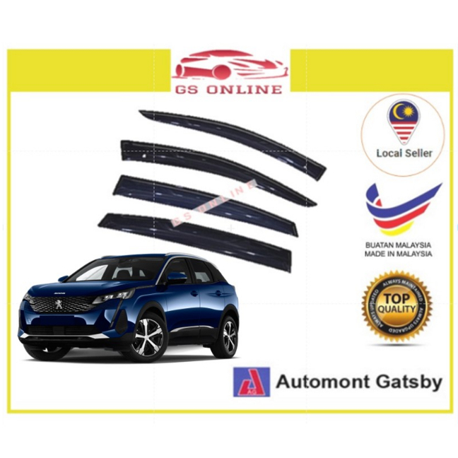 Peugeot 3008 CKD 2021 2022 New Original AG Rain Door Window Visor Air