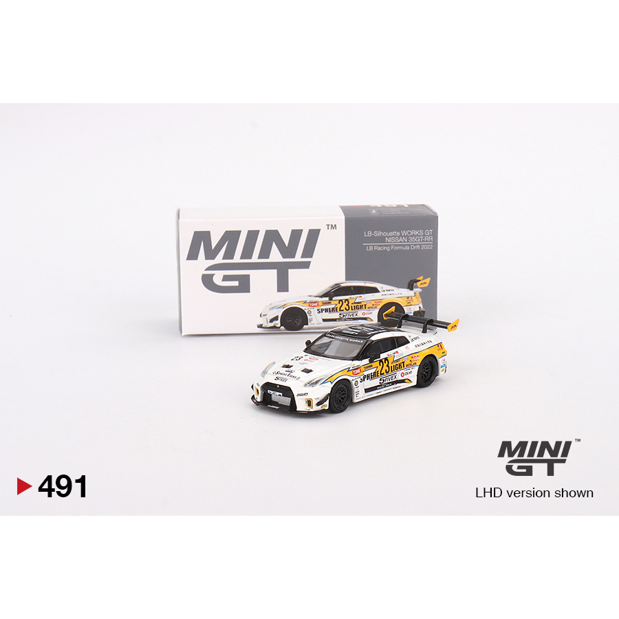 Mini GT ( 491 ) Nissan LB-Silhouette WORKS GT 35GT-RR Ver.2 - LB