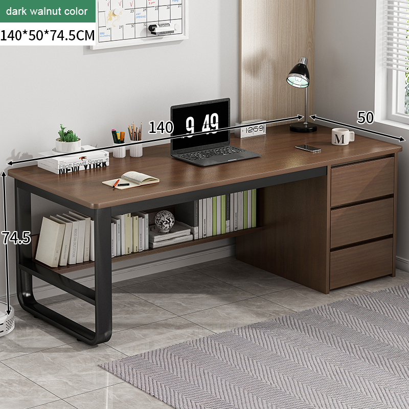 140cm Home Office Table Study Writing Table Computer Desk Room Desk ...